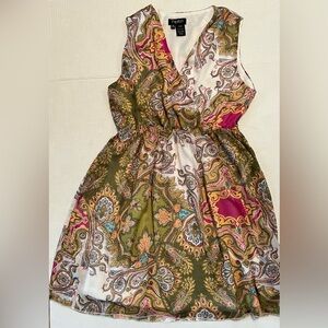 Papillon Multicolor Paisley Dress